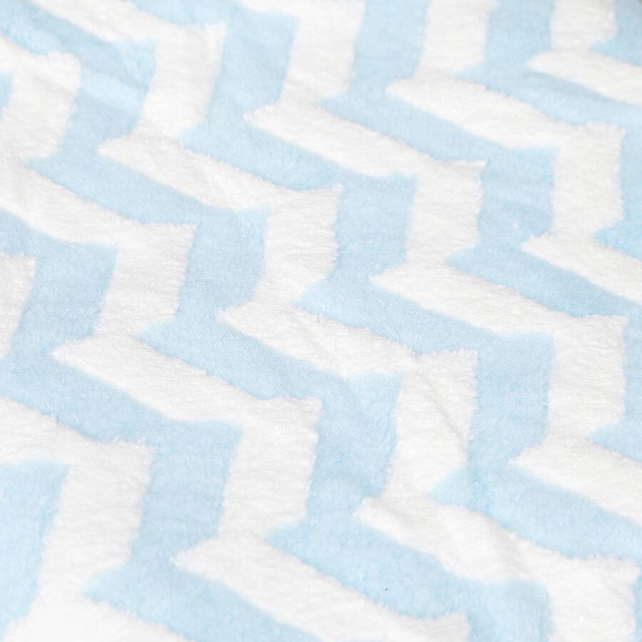 280 GSM Blue Microfiber Bath Towel, , large image number null