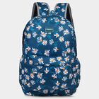 Women's Blue Fabric Backpack, , small image number null