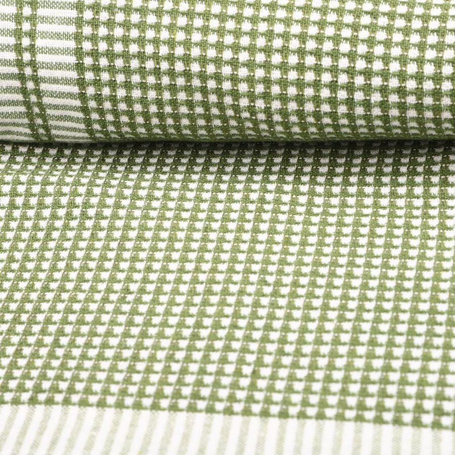 220 GSM Green Cotton Blend Bath Towel, , large