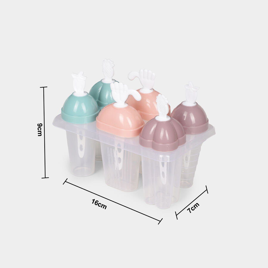 Plastic 6 Moulds Kulfi Maker, , large image number null