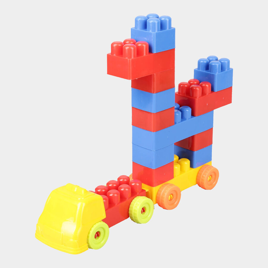 77 Pcs. Plastic Play Blocks , , large image number null