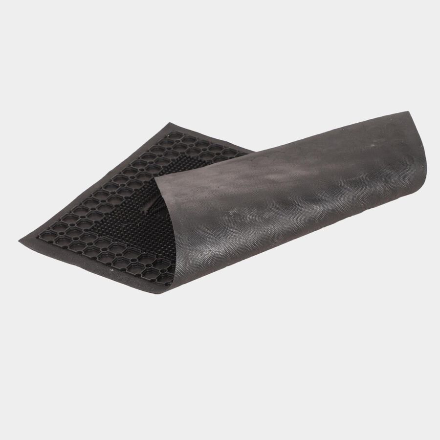 Anti-Skid Black Rubber Door Mat, , large image number null