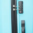 4-Wheel Cyan PVC Matee Hard Case Trolley, Large, , small image number null
