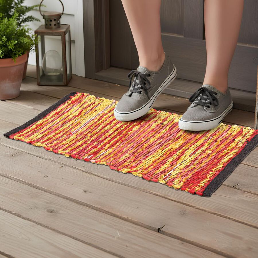 Multicolor Polyester Door Mat, , large image number null