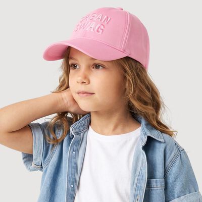 Kid's Pink Fabric Cap