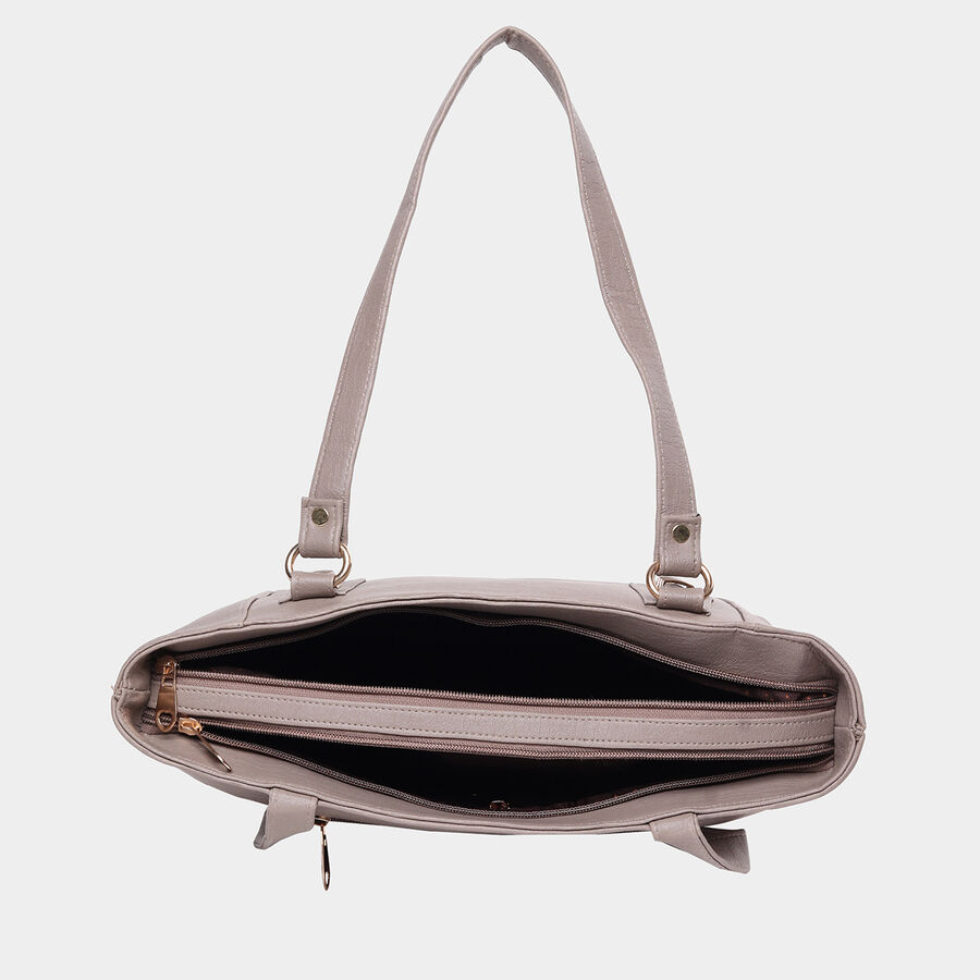 Women Embellished Grey Handbag, , large image number null