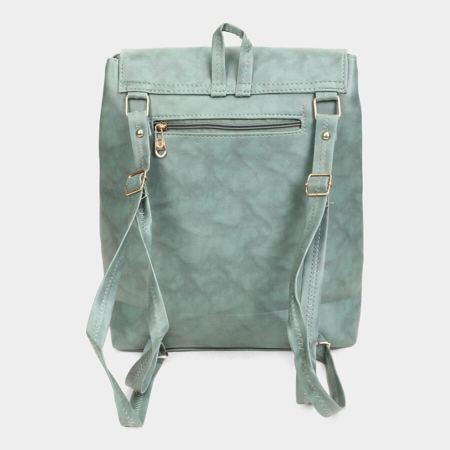 Women's Green Polyurethane Sling Bag, , large image number null