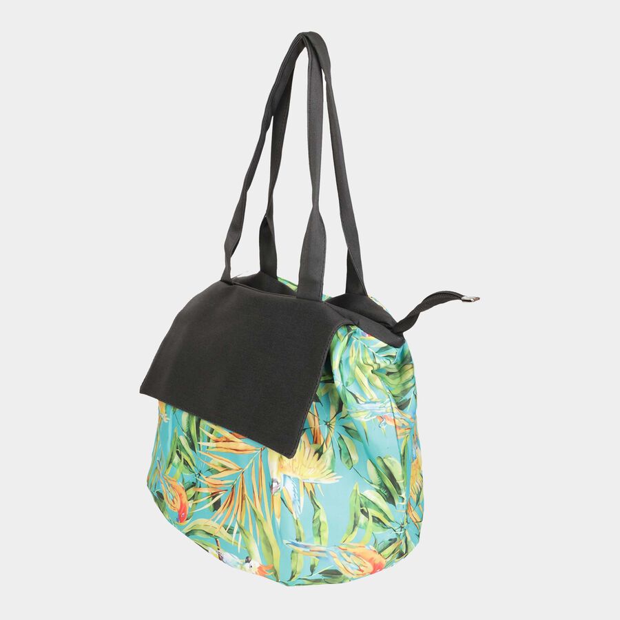 Women's Printed Fabric-Polyester Bucket Bag, Medium, , large image number null