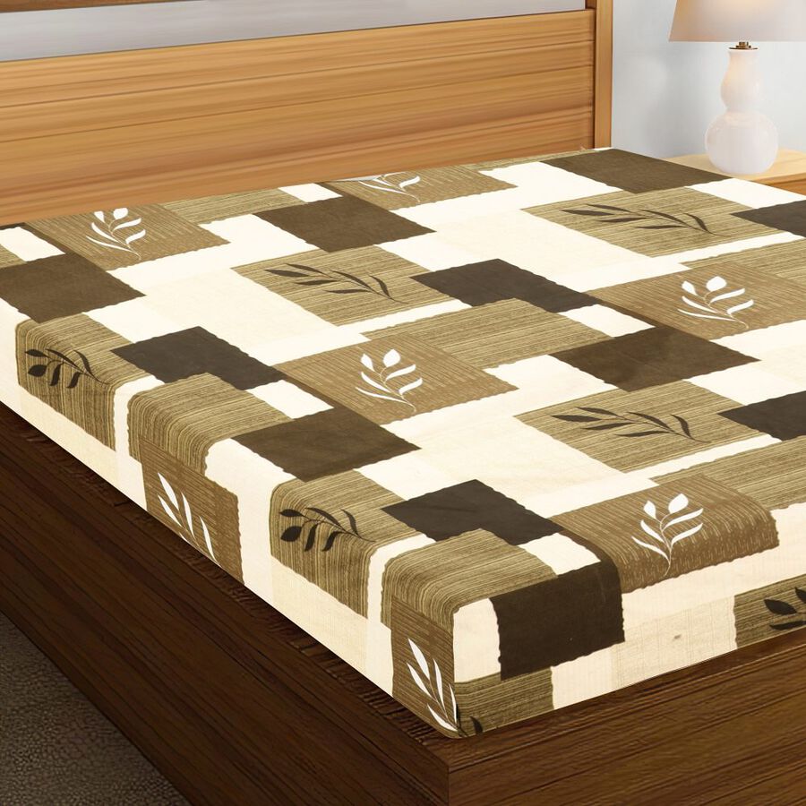 95 GSM Green Microfiber Double Bedsheet, , large image number null