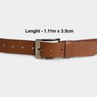 Men's Brown Polyurethane Casual Belt, , small image number null