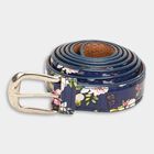 Women's Black Polyurethane Belt, , small image number null