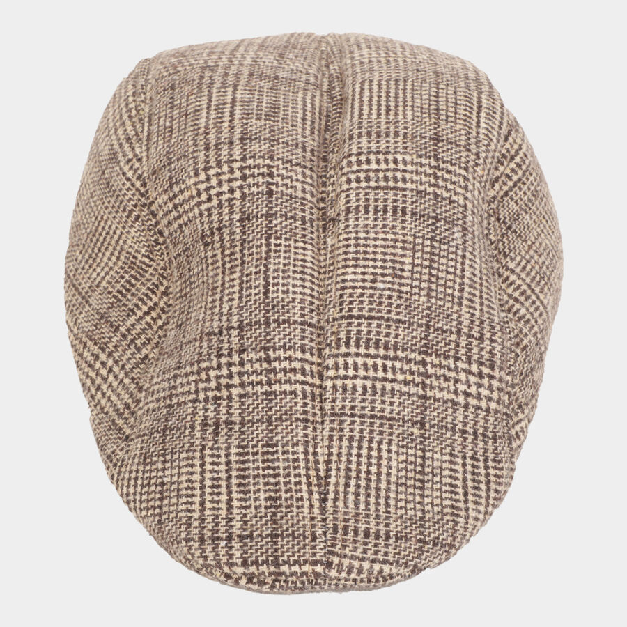 Men's Brown Acrylic Cap, , large image number null
