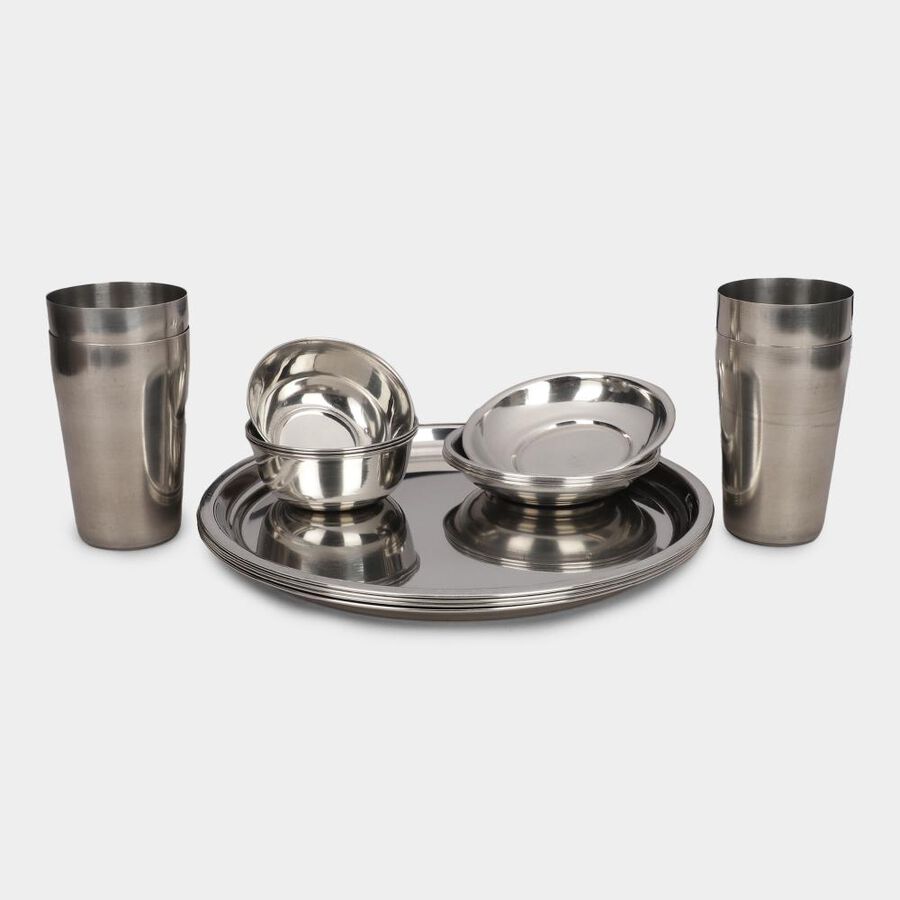 Steel Dinner Set of 4, , large image number null