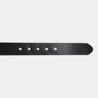 Men's Black Polyurethane Casual Belt, , small image number null