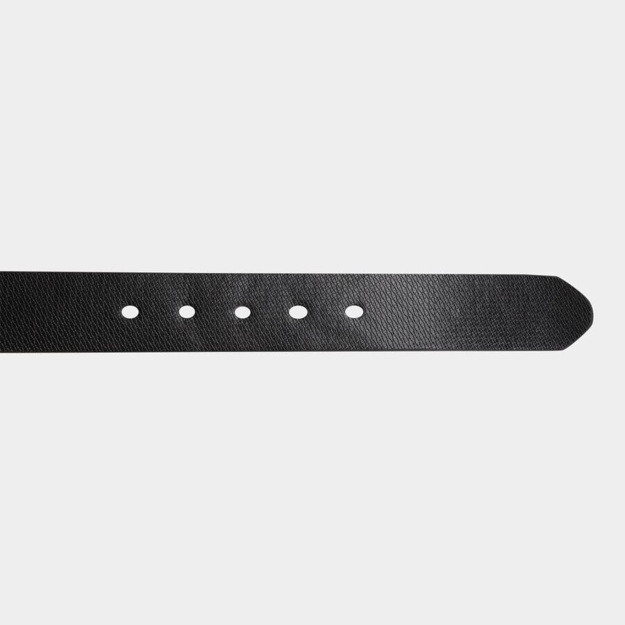 Men's Black Polyurethane Casual Belt, , large image number null
