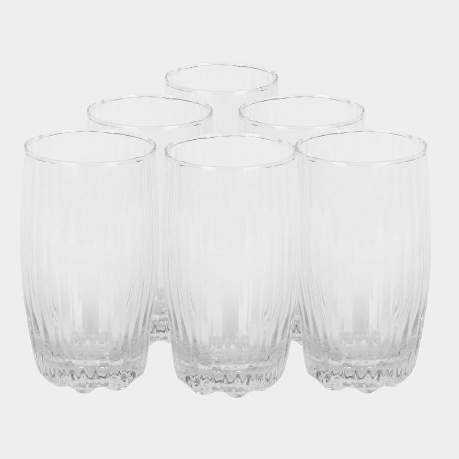 6 pcs. Glass Round Tumbler - 325 ml, , large image number null