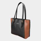 Women's Tan Polyurethane Tote Bag, , small image number null