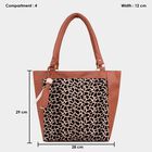 Women's Tan Polyurethane Hand Bag, , small image number null