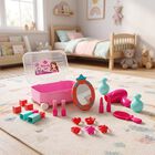 Kids Makeup Set Trolley Suitcase, , small