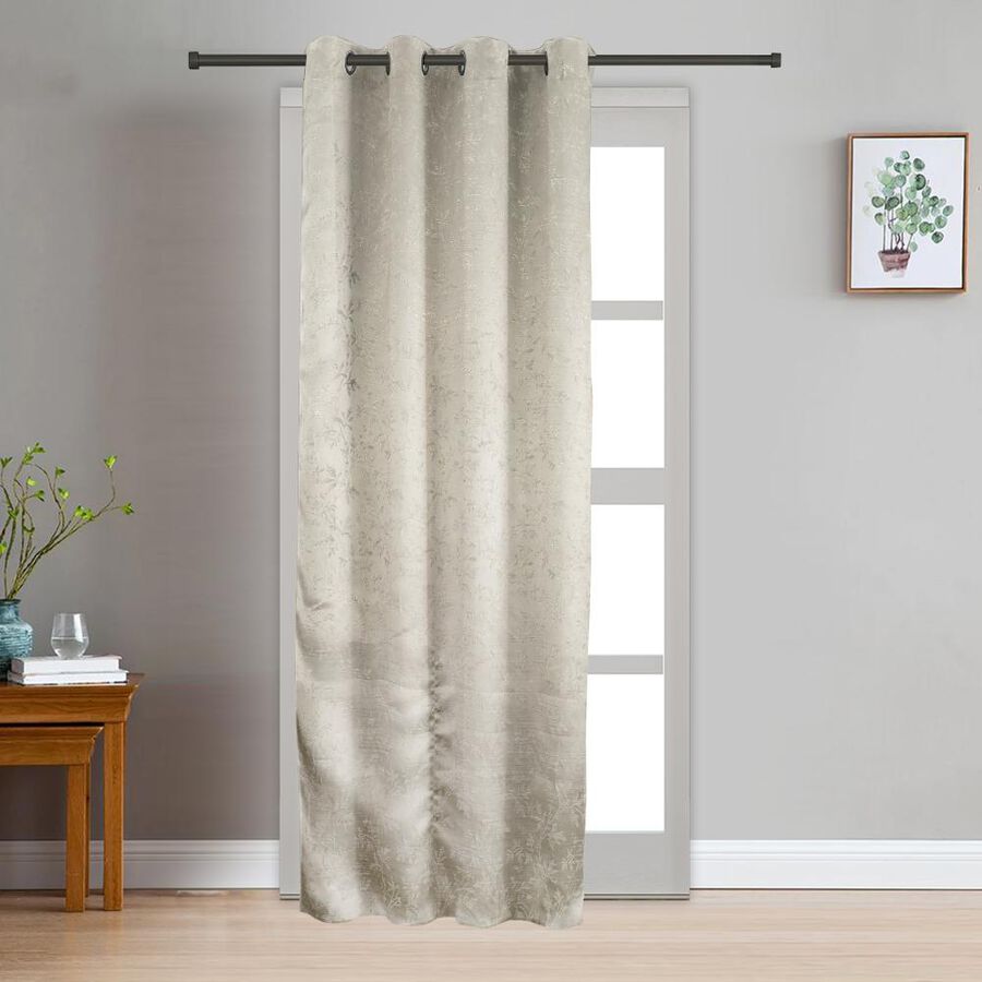 7ft. Cream Polyester Curtain, , large image number null
