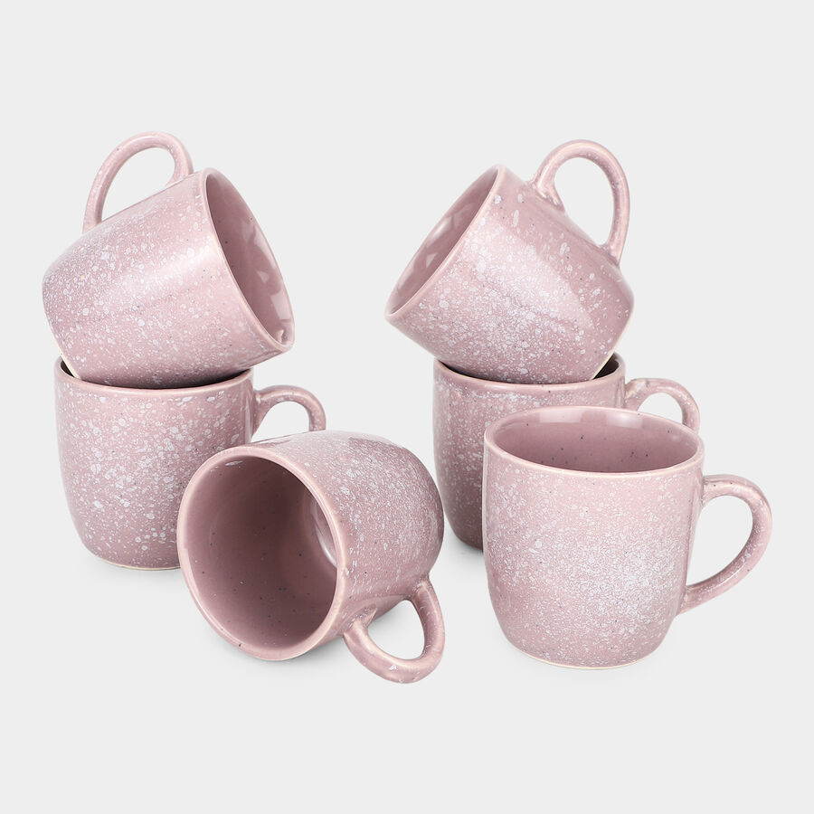 120ml Bone China Mug Set Of 6, , large