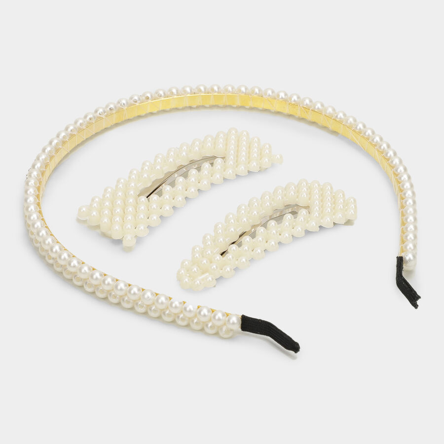 Hair Accessories Set of 3 Color/Design May Vary, , large image number null