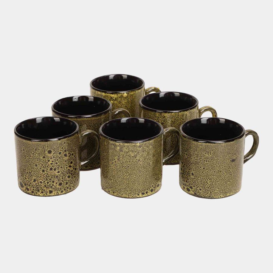 120 ml Stoneware Mug, Set of 6, , large image number null