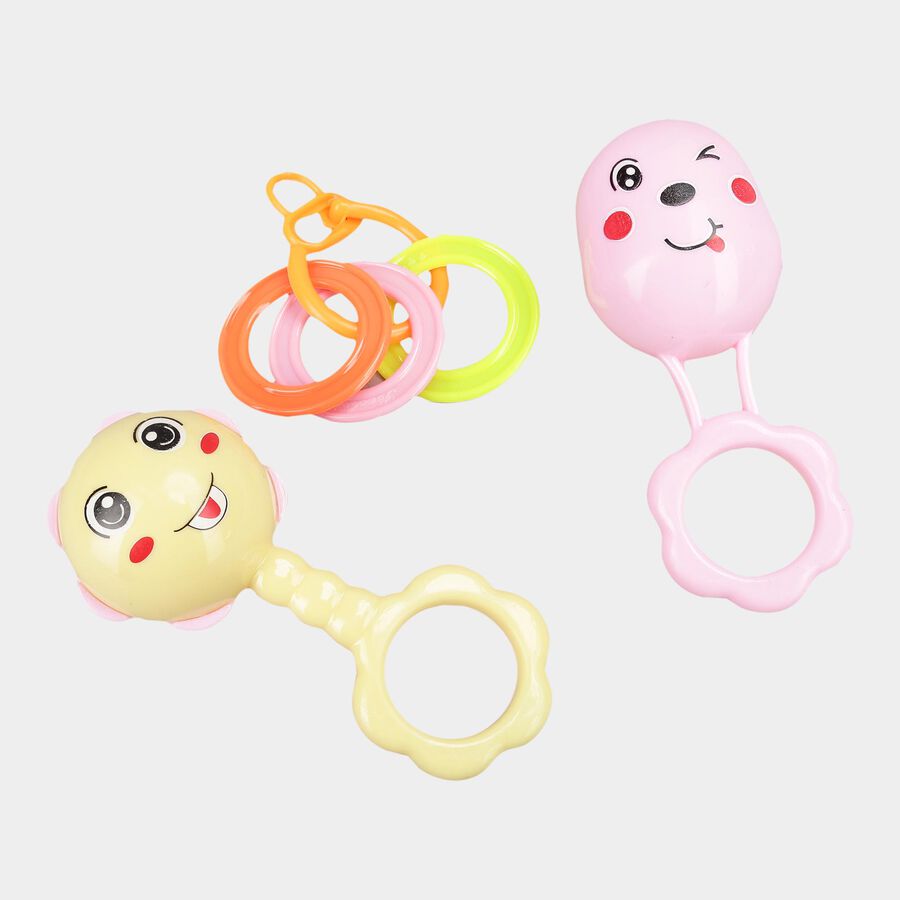 Baby Rattles, Set of 3, , large image number null