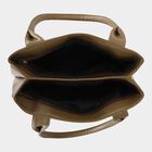 Women's Brown Pu Evening Bag, , small