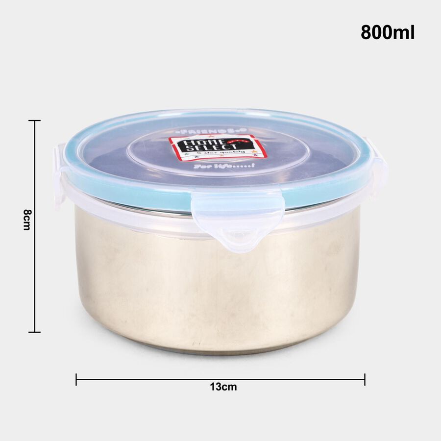 800 ml Air-Tight Steel Container, , large image number null