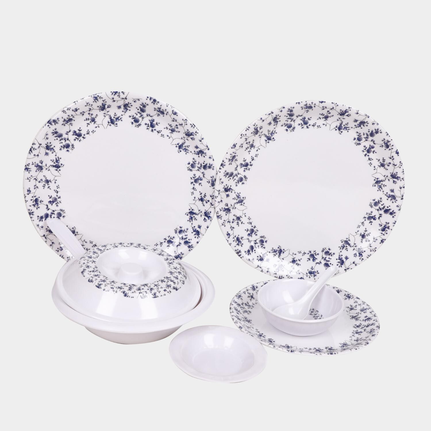 Home Finery                         Melamine Dinner Set 40 Pcs