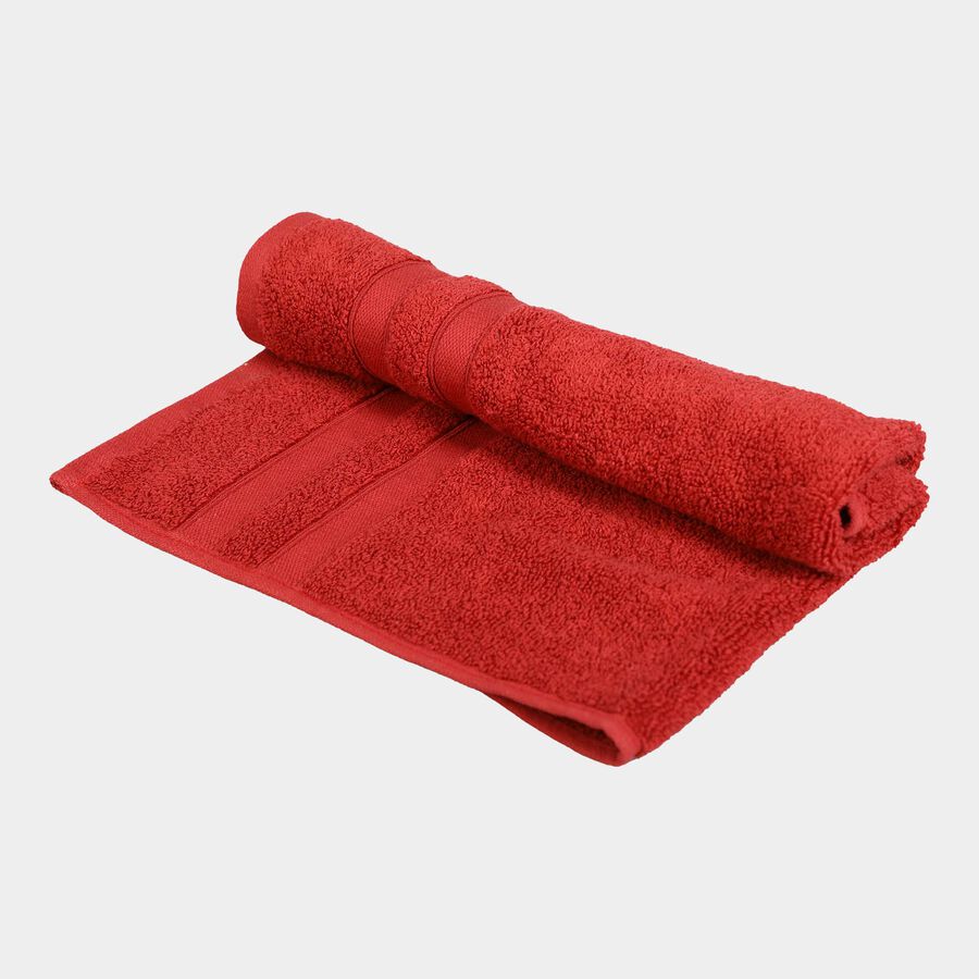 500 GSM Red Cotton Hand Towel, , large image number null