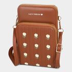 Women's 3 Compartment Polyurethane Sling Bag, , small image number null