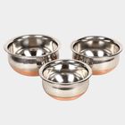 3 Pcs. Steel Handi - 700 ml, 1 L, 1.35 L, , small image number null