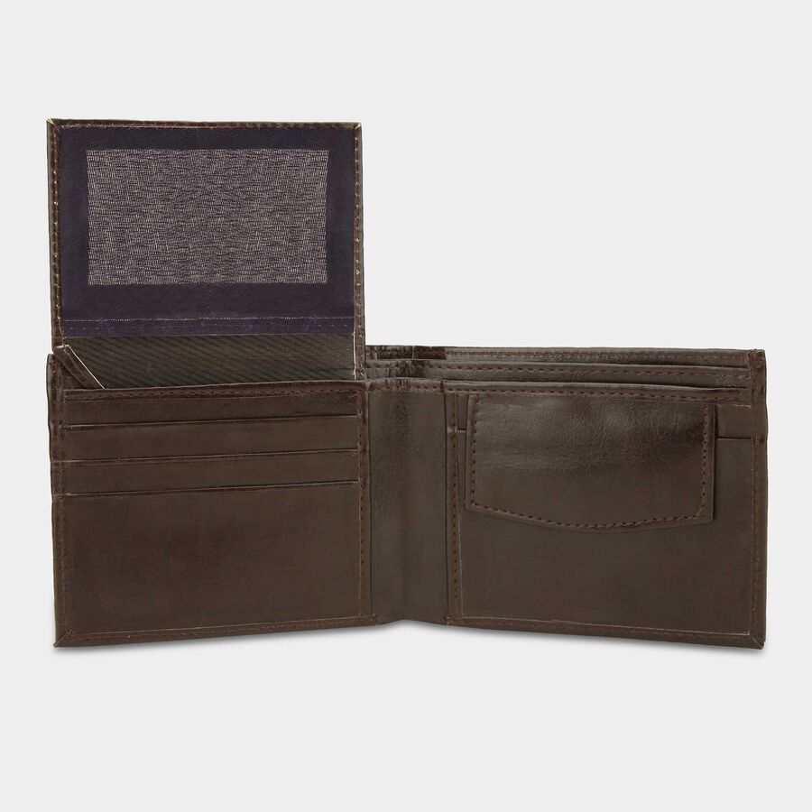 Men PU Brown Wallet, , large image number null