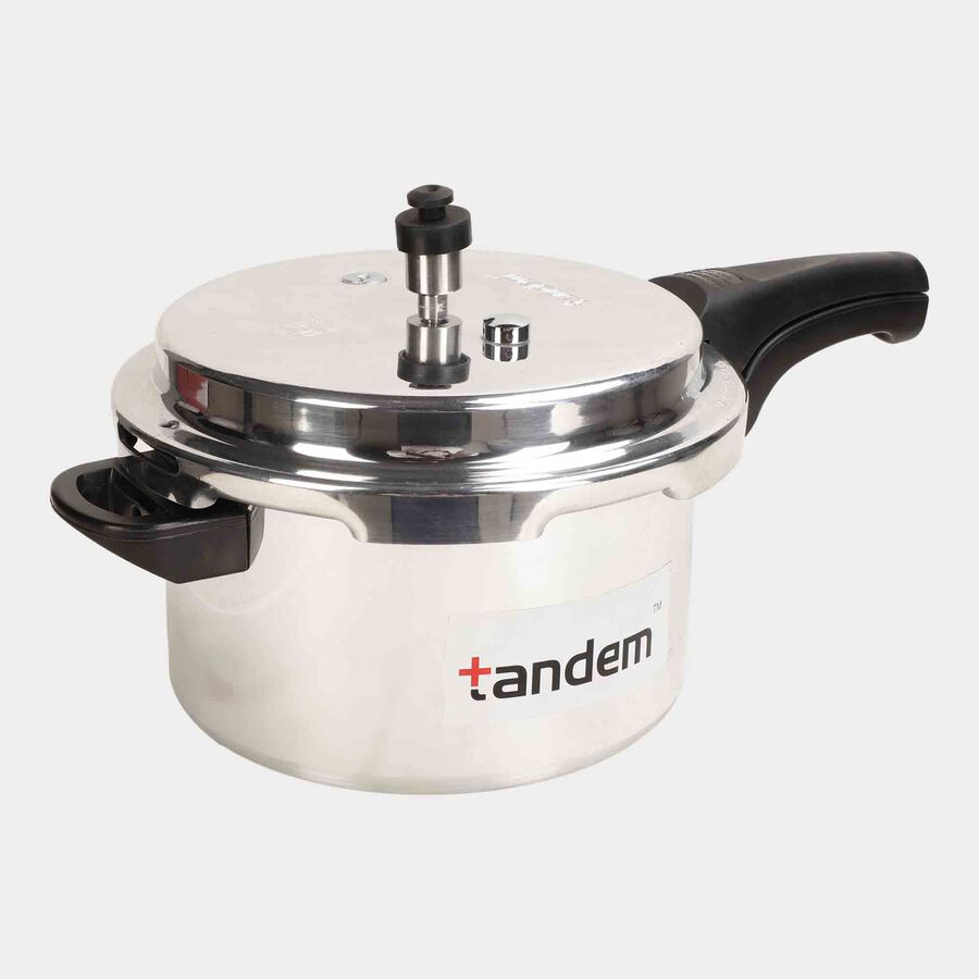 5 लीटर बाहरी ढक्कन एल्यूमीनियम प्रेशर कुकर, , large image number null