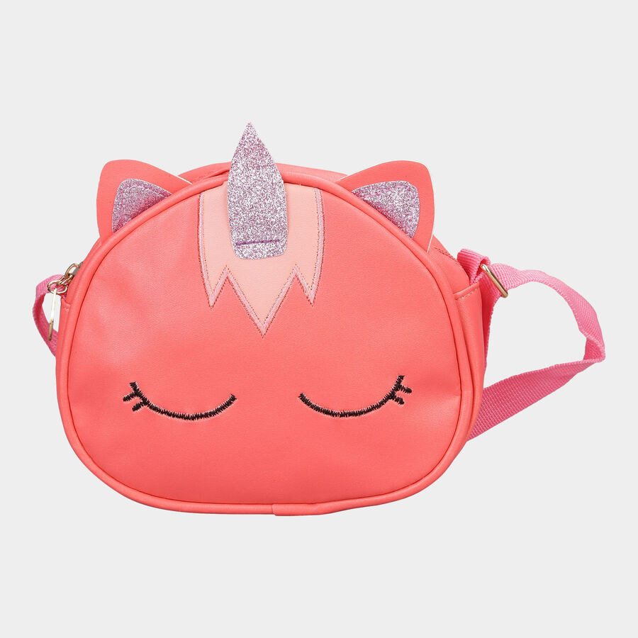 Kid's Red Polyurethane Bag, , large image number null