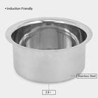 Stainless Steel Tope (Patila) - 23 cm (2.8 L), Induction Compatible, , small image number null
