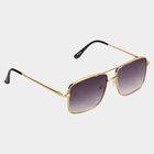 Men's Metal Gradient Rectangle Sunglasses, , small image number null