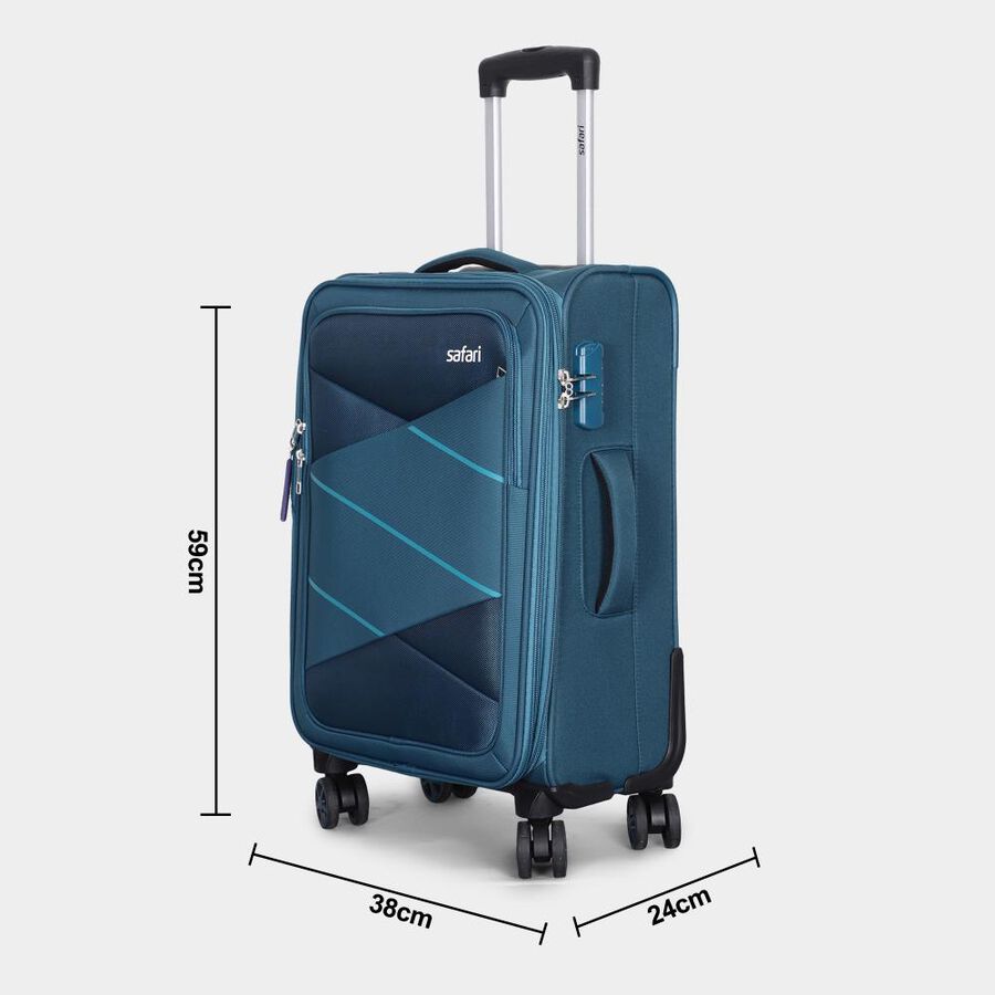 8-Wheel Polyester Soft Case Trolley, Small, , large image number null