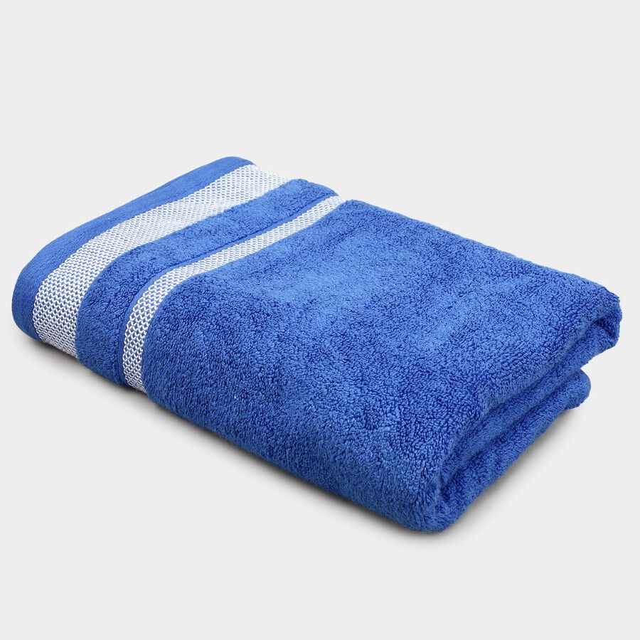 480 GSM Blue Cotton Bath Towel, , large image number null