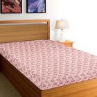 Pink Cotton Elephant Printed Single Bedsheet, , small