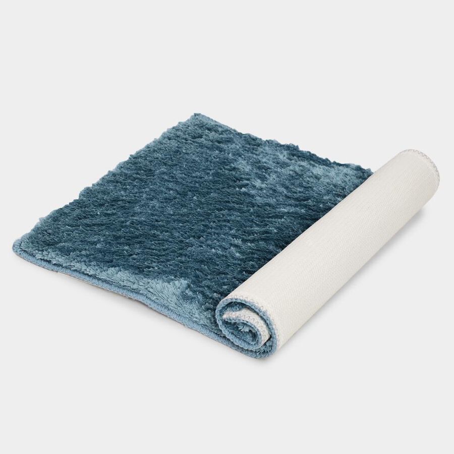 Anti-SKId Teal Polyester Door Mat, , large image number null