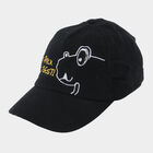 Kids' Black Fabric Cap, , small image number null