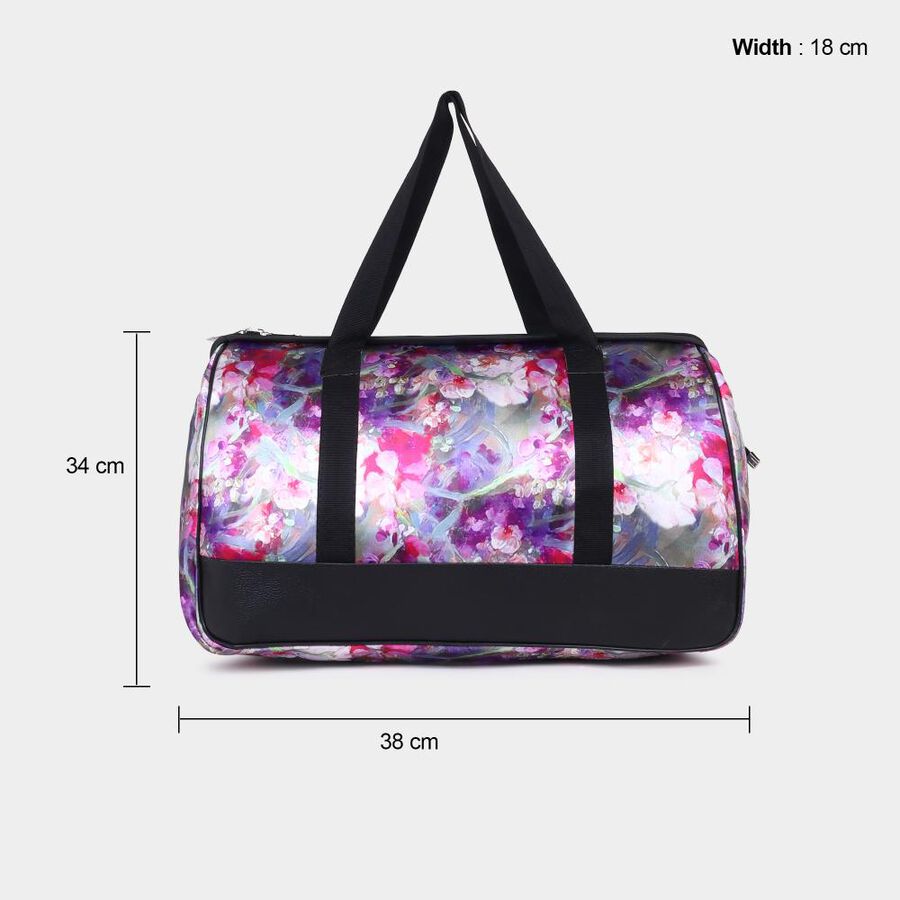 Multicolor Polyester Duffle Bag, , large image number null