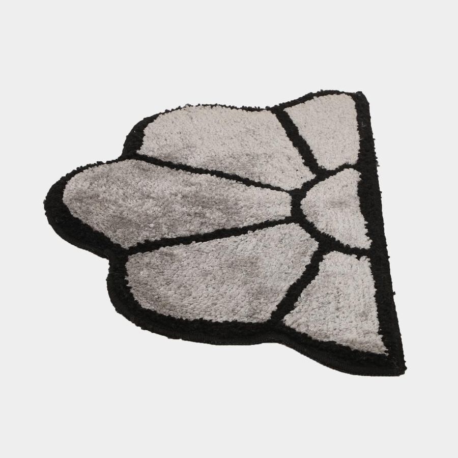 Grey Polyester Rug, , large