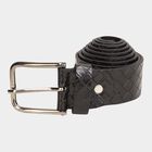 Men's Black Polyurethane Casual Belt, , small image number null