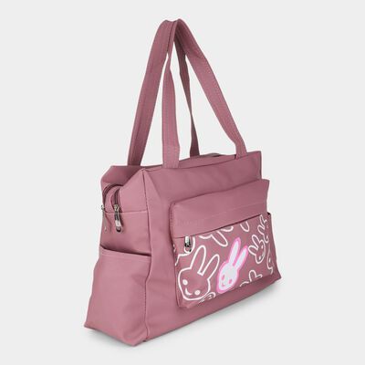 Mauve Pu Shopping Bag