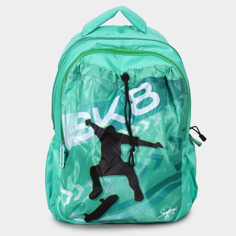Light Green Polyester Backpack, 40 L (Approx), , large image number null