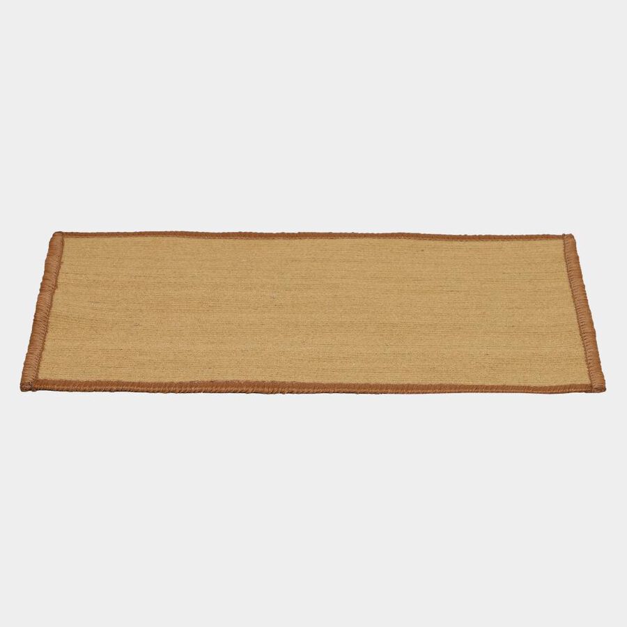 Beige Polyester Cotton Door Mat, , large image number null